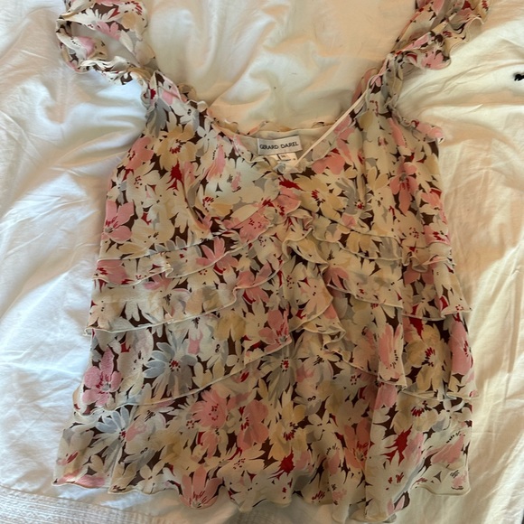 Vintage Gerard Darel Floral Camisole - Picture 1 of 2
